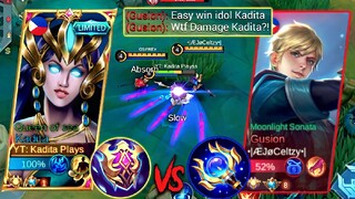 KADITA VS GUSION GLOBAL MYTHIC! | INTENSE MATCH! | MUST TRY THIS HIGH RANK BEST BUILD