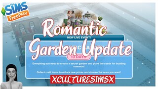 The Sims FreePlay - Romance Garden Update Walkthrough ( Filming With The Flu Wasnt A Good Idea )