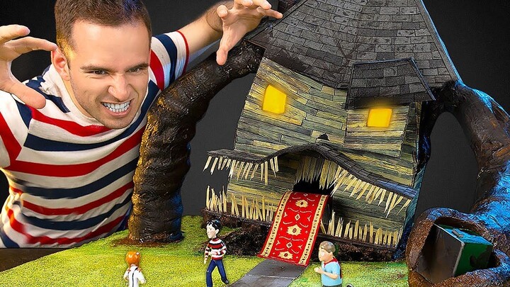 Foreigner Hardcore Handicraft: Monster House God Restored! The devil is in the details 🏠