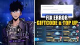 Cara FIX ERROR Giftcode & Top Up | Solo Leveling: ARISE