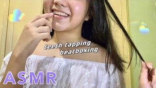 FAST & TINGLY | teeth tapping with retainers, beatboxing, soft speaking, hand movements 🌸✨