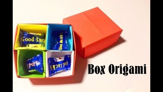 Gấp hộp - 종이접기(상자 ) Box Origami 색종이접기 摺紙 折纸 оригами 折り紙 اوريغامي