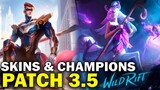 LEAKED Champions & Skins for Patch 3.5 - League of Legends: Wild Rift