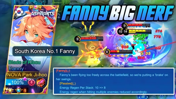 FANNY GOT A BIG NERF! CAN'T WALL SPAM ANYMORE! | SOLO RANK GAMEPLAY | MLBB
