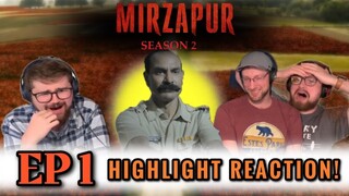 REACTION HIGHLIGHTS! | Mirzapur | Season 2 Episode 1 | The Slice of Life Podcast
