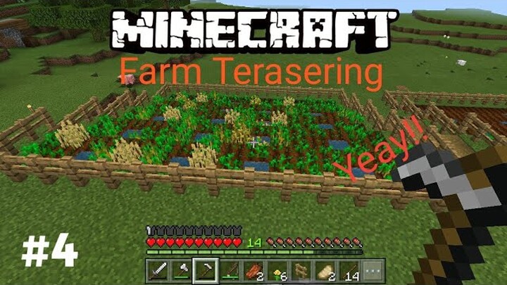 Membuat Farm setengah jadi - Minecraft Survival Indonesia #4