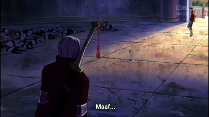 perkelahian Luffy dan Saga