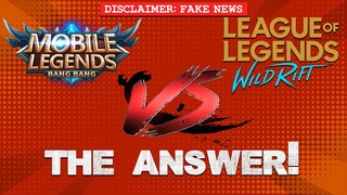 WILD RIFT VS MOBILE LEGENDS - WHICH IS BETTER? (FAKE NEWS)