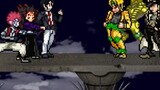 [MUGEN] Kimetsu no Yaiba (versi yang disempurnakan) vs Jotaro Kujo/DIO ( Kimetsu no Yaiba vs JoJo no