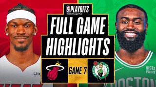 BOSTON CELTICS vs MIAMI HEAT FULL GAME 7 HIGHLIGHTS | 2021-22 NBA Playoffs Celtics vs Heat NBA 2K22
