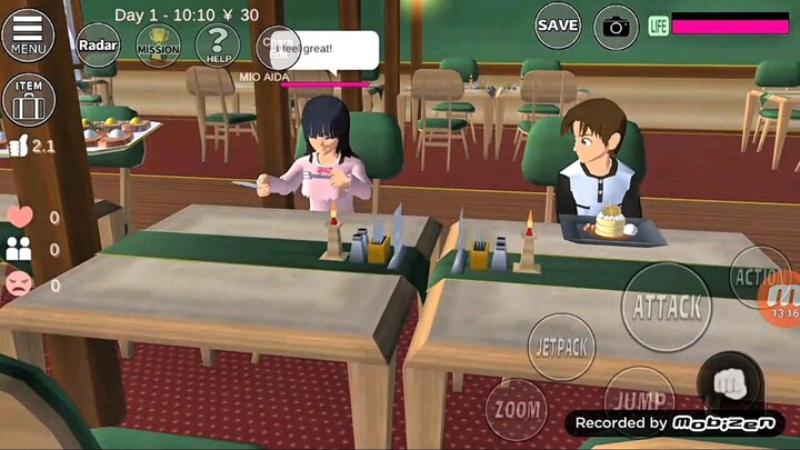 conan & ayumi di traktir juga || sakura school simulator