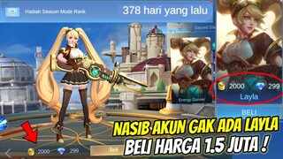 NASIB AKUN LANGKA GAK PUNYA HERO LAYLA ! Rp 1,5 JUTA YG PERNAH GW BELI DULU