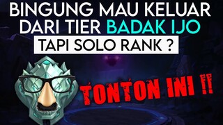 SOLO RANKED Keluar dari Tier EPIC, Enak nya Pake ROLE APA?? Mobile Legends