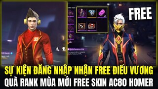 Sự Kiện Đăng Nhập Nhận Free Gói Đồ Điểu Vương, Quà Rank Mùa Mới Free Skin AC80 Homer Cực Xịn