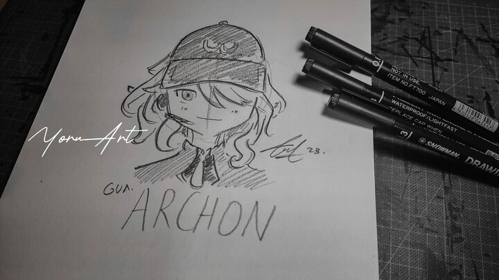 Archon Hydro (Furina) ketika di Mekdi :) | YoruArt