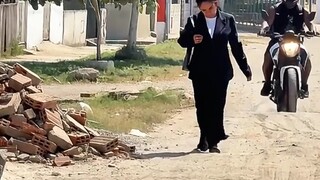 当你回到家猛踩一下油门。