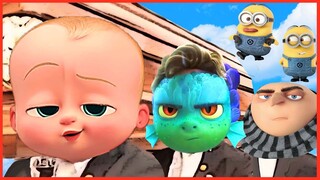 Baby Boss & Luca and Minion - The Rise of Gru : SUPER MEGAMIX - Coffin Dance Song REMIX