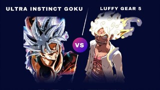 ULTRA INSTINCT GOKU VS LUFFY GEAR 5 WHO WILL WIN??😱😱🔥