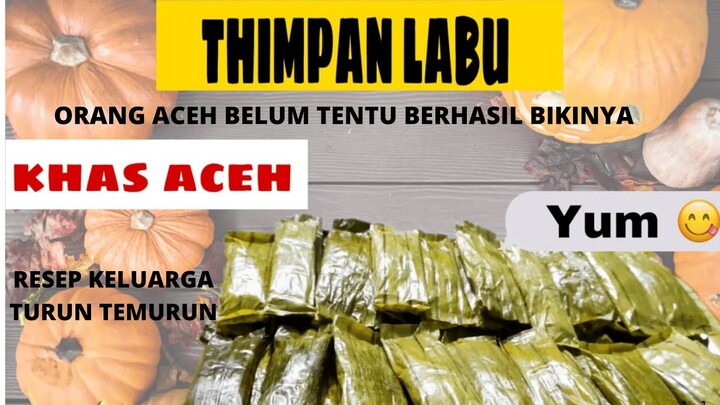 Cara membuat Thimpan makanan khas aceh pertama kali langsung berhasil dan dipuji || BELAJAR MEMASAK