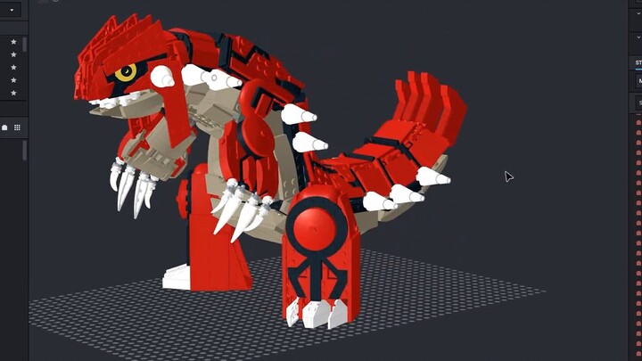 [LEGO MOC] โปเกมอน - Groudon
