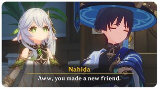 Nahida Teases Wanderer (Bonus Cutscene) Summertide Scales and Tales | Genshin Impact 4.8