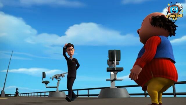 German Ship  में  बनाया Motu और उसके दोस्तों को hostages_ _ Motu Patlu