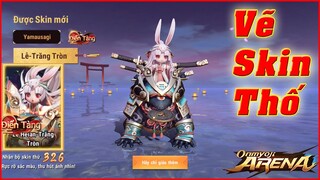 🌸Onmyoji Arena: Quay Skin VIP Điển Tàng YamaUsagi (Sơn Thố) - Skin Cho Đại Gia