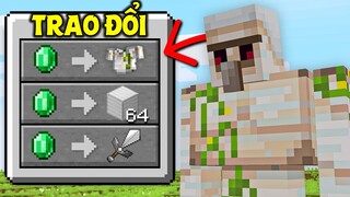 THỬ THÁCH SINH TỒN VÀ TRAO ĐỔI ĐỒ VIP VỚI TẤT CẢ CÁC CON MOB TRONG MINECRAFT !!