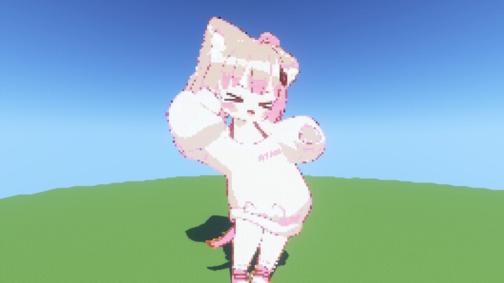 Catgirl shakes, but with MC~❤️
