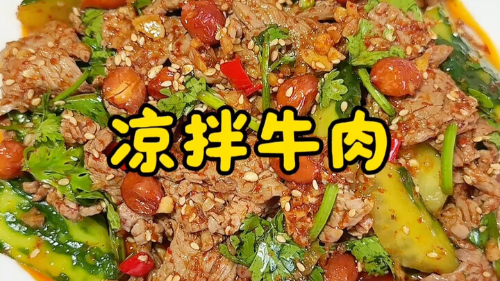 Chỉ cần chần qua nước sôi là đã có ngay món bò trộn siêu ngon! Đơn giản, tiện lợi! Vị chua cay kích 