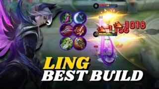 Best Build Ling Hmm....Gw Pakai Ling Lupa matiin Getaran Layar nya + Hard game banget🗿🗿