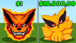 KURAMA DE NARUTO DE R$1 VS R$10.000