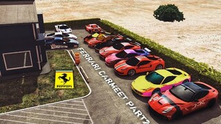 Ferrari Carmeet Part2 in Car Parking Multiplayer