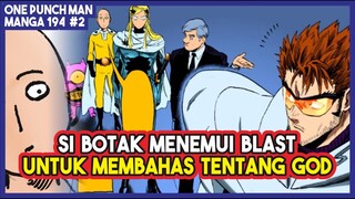 MENCARI INFO SOAL GOD!!! Saitama, Manako & Flash Kembali Menemui Blast!! (Manga OPM 194 #2)