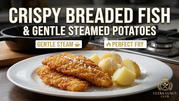 The Secret to Golden Crispy Fish Fillets & Steamed Potatoes | Ultra Luxus Club