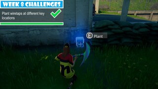 Plant wiretaps at different key locations