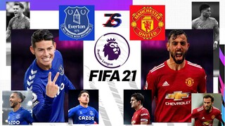 ห้ามพลาด❗❗| เอฟเวอร์ตัน🍬🔵 ปะทะ แมนยู😈🔴 | FIFA 21 | พรีเมียร์ลีก[นัดที่8] | เกิบแฮตทริก😫