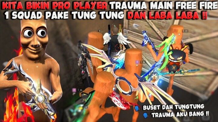 BIKIN PRO PLAYER TRAUMA MAIN EPEP, PAKE FULL LABA LABA & TUNGTUNG - FREE FIRE INDONESIA