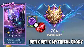 Stenly Hayabusa Is Back ! DETIK DETIK MYTHICAL GLORY 700 ! ~ Mobile Legends