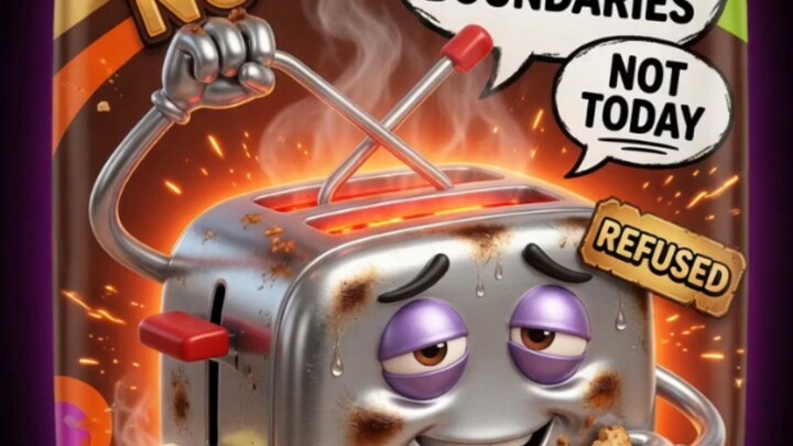 【皮克斯风格3D动画】烤面包机宣布罢工！“今天不烤了”😂 边界时代