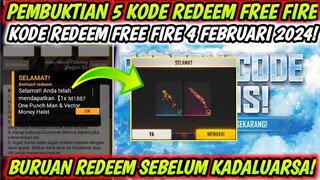 KODE REDEEM FREE FIRE TERBARU 4 FEBRUARI 2024 HARI INI - KODE REDEEM FF TERBARU 4 FEBRUARI 2024