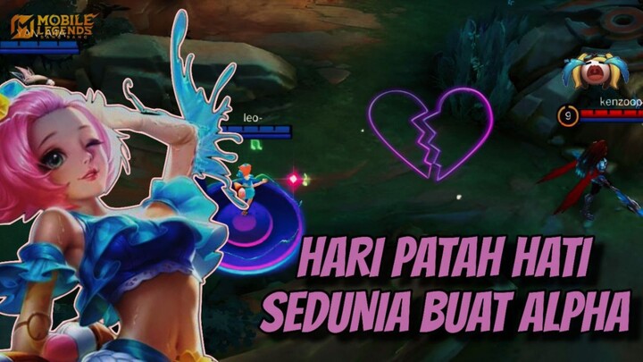 BUKAN MAKSUD BUAT PRANK TAPI INI TEAM MALAH NGE-GEBUKIN 😥 | MLBB | ANGELA EXE