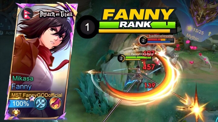 Fanny Rank Match Gameplay Montage by FannyGODofficial