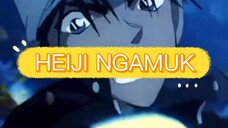 (Dub Indo) Heiji ngamuk ke Kaito sampe ngomong Bg*st (Movie Detective Conan 27)