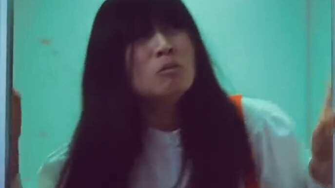 Ghost breakdown moment in the toilet