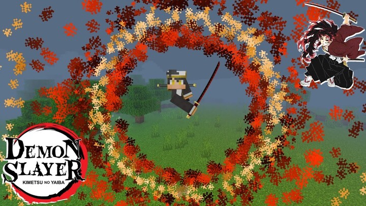 MENJADI PASUKAN DEMON SLAYER DI Minecraft PE !! TEKNIK PERNAPASAN MATAHARI NI BOS! SENGGOL DONG~