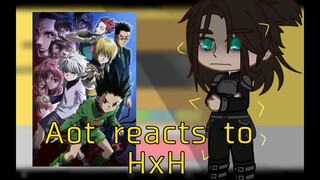 Aot reacts to HxH (no ships)