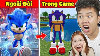 bqThanh Cùng Ốc REACTION Nhím SONIC Với SONIC.EXE Ngoài Đời và Trong Minecraft Trông Như Nào ???