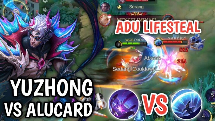 ADU LIFESTEAL LAWAN ALUCARD , SANGAT SENGIT DI XP !