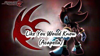 Like You Would Know (Clean) (Acapella)